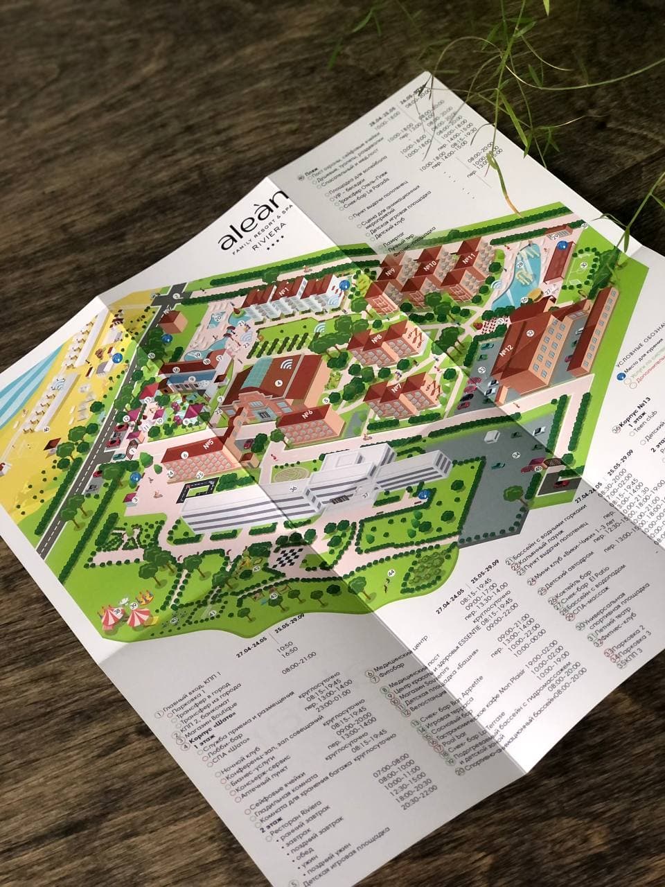 Отрисовка карты территории "Ривьера"